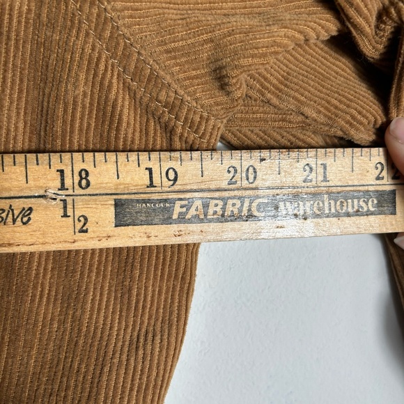 Corduroy Jacket Oilily Embroidery Unique Size Medium Brown Tan - Picture 5 of 6
